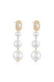 Graduating Pearl Dangle Earrings