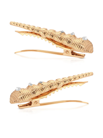 Capri Shell Barrette Set