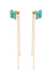 Turquoise Butterfly Dangle Earrings