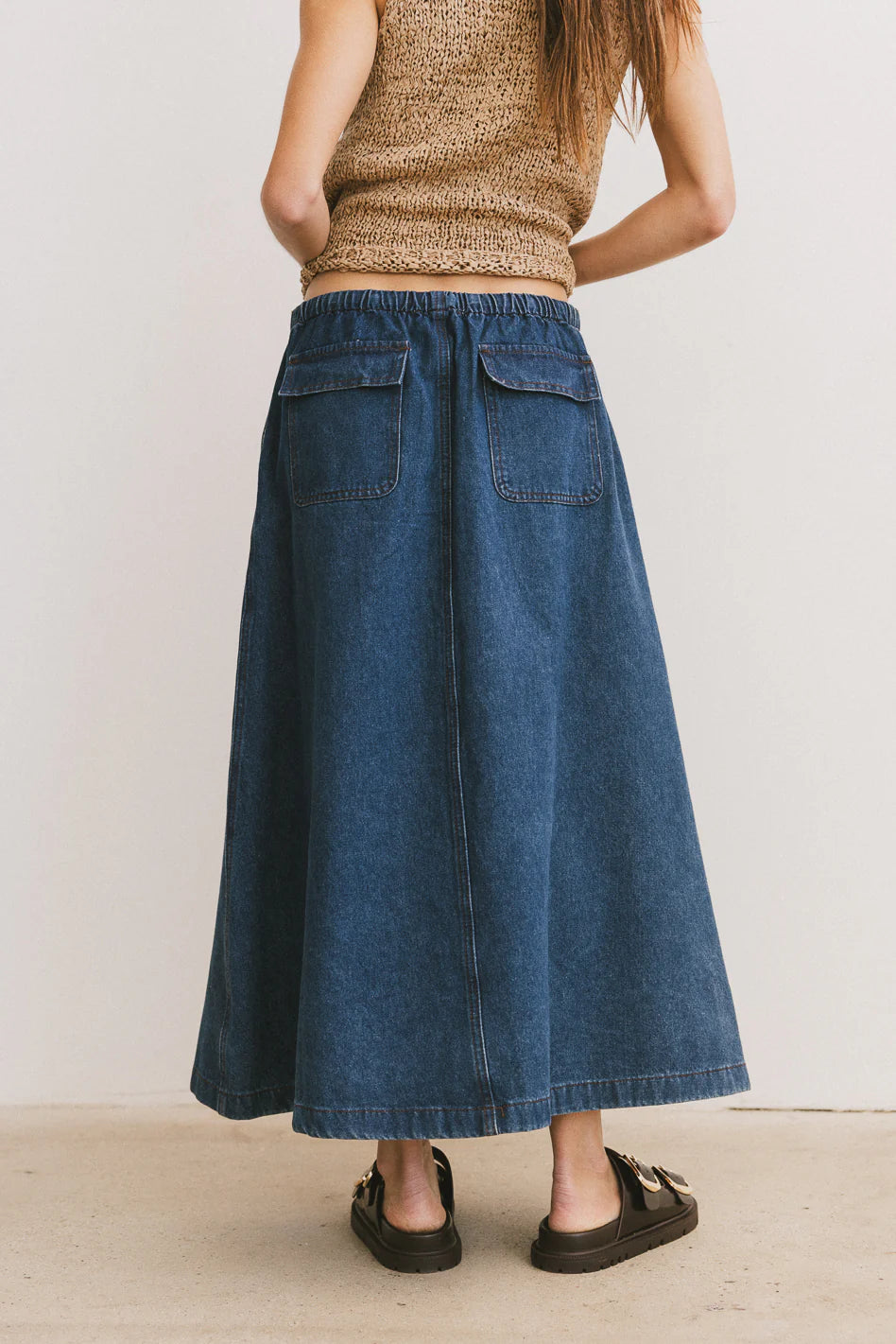 Arlo Denim Maxi Skirt FINAL SALE