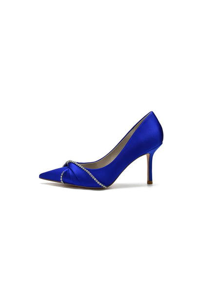 Party Pointed Toe Crystal High Heels