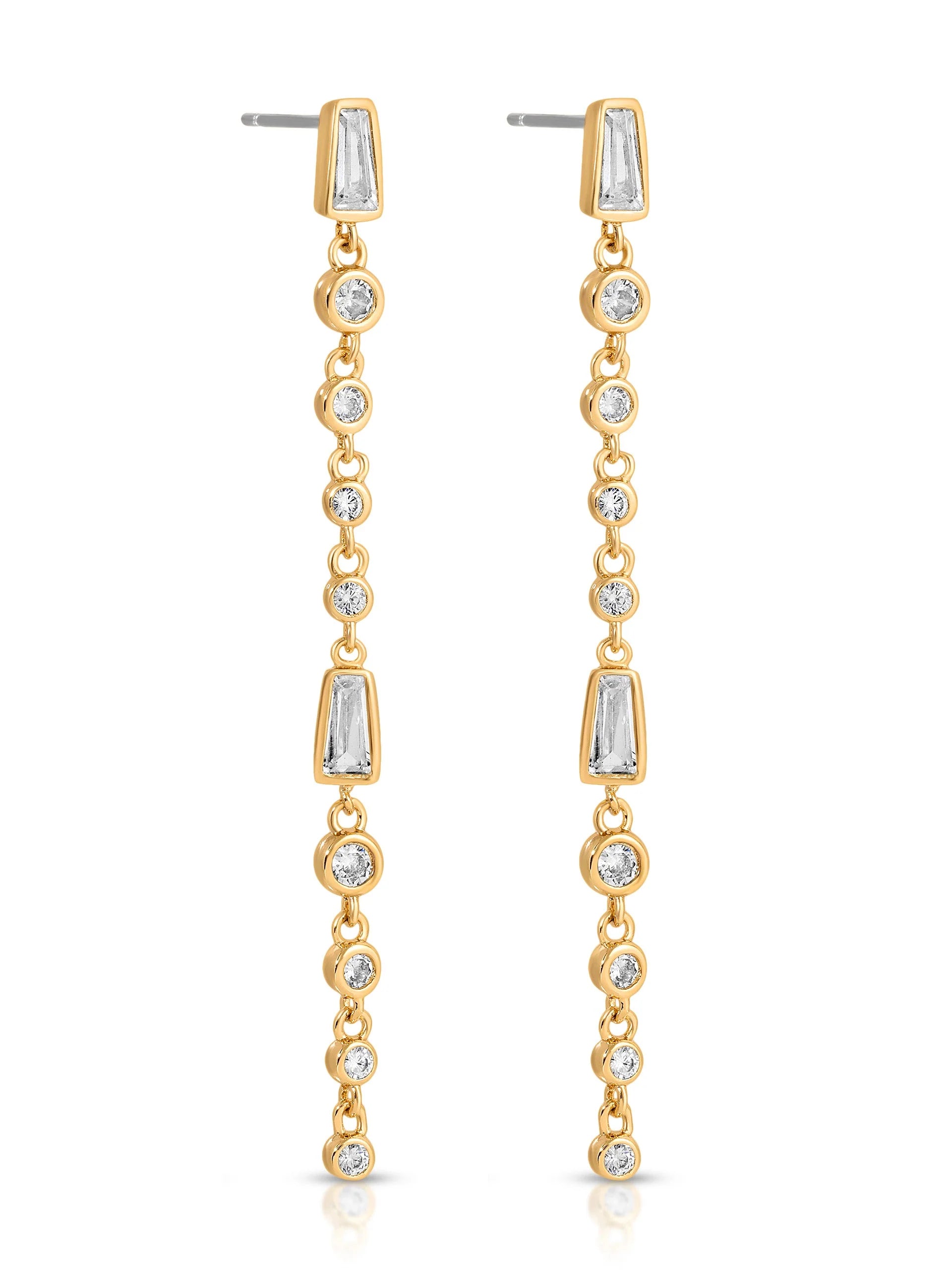 Crystal Linear Earrings