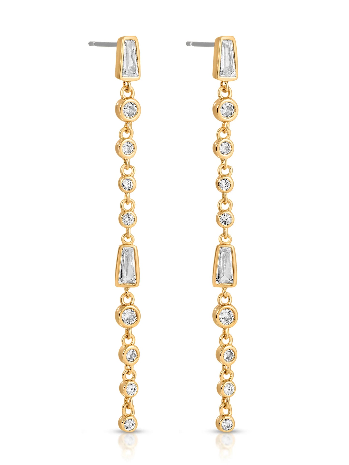 Crystal Linear Earrings