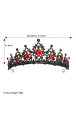 Womens Gold Princess Rhinestone Crowns