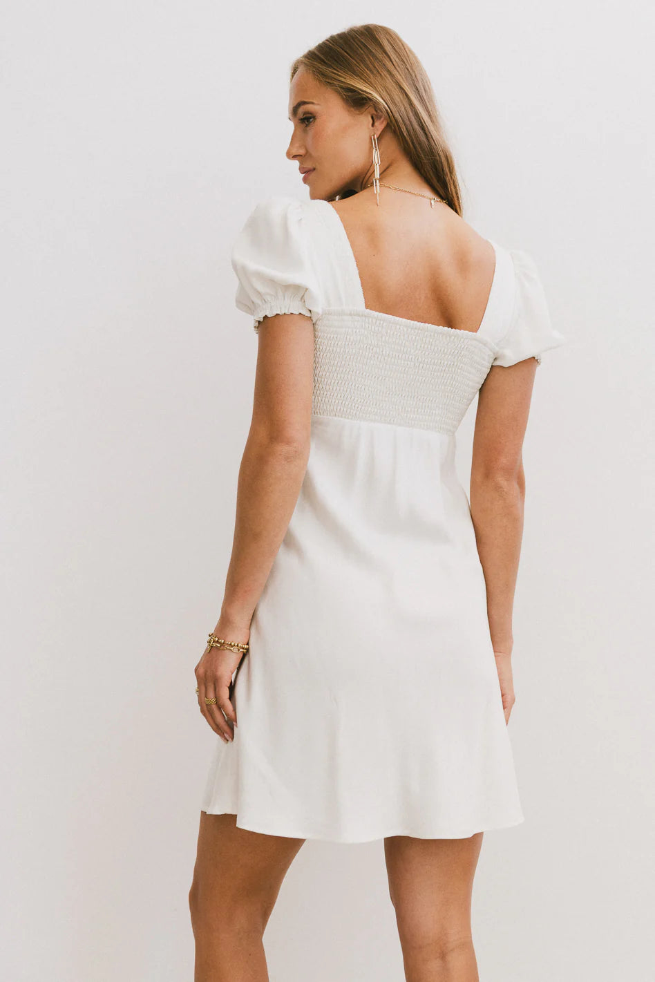 Harlee Lace Trim Mini Dress FINAL SALE