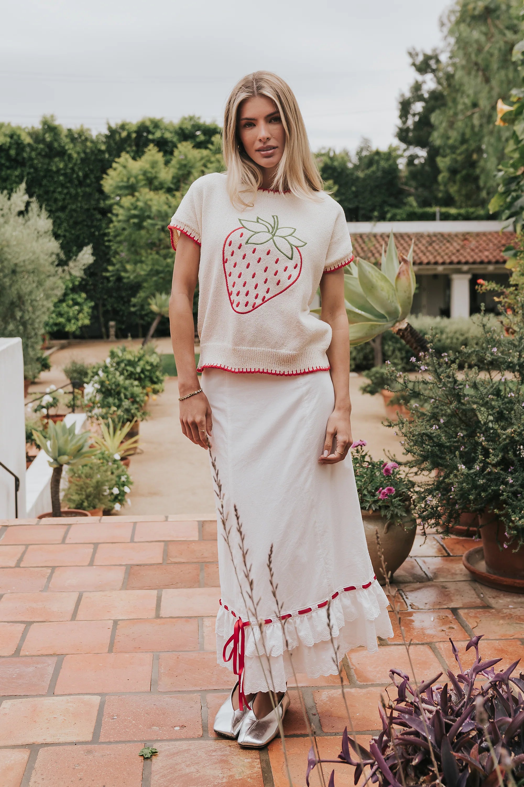 Harlow Embroidered Maxi Skirt