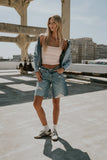 Winston Distressed Bermuda Shorts