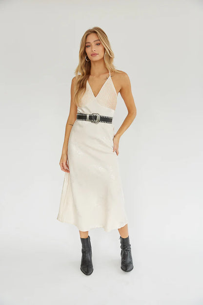 Dahlia Halter Midi Dress