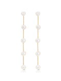 Dripping Pearl Delicate Drop Earrings