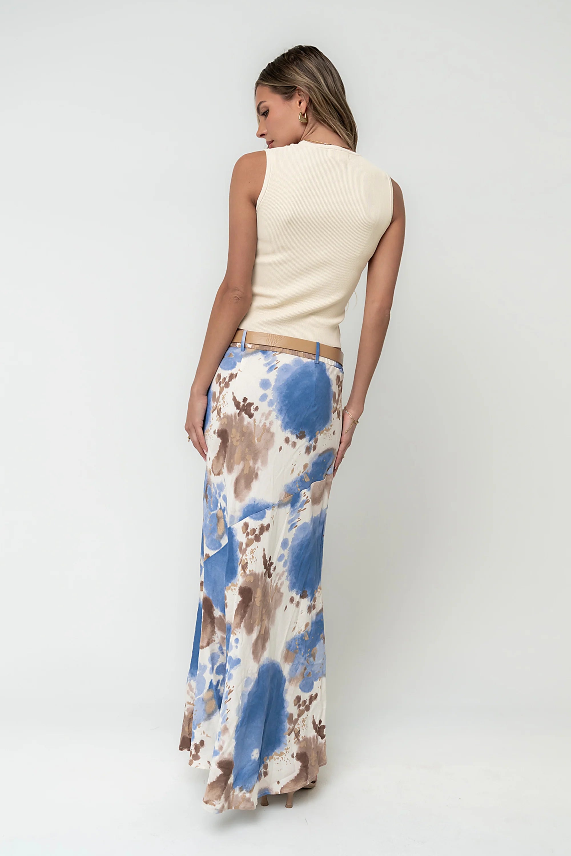 Jojo Watercolor Maxi Skirt