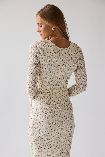 Reggie Floral Top in Multi