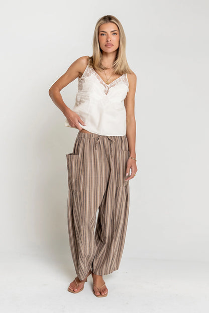 Lana Embroidered Tank Top in Cream