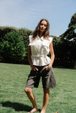 Kaydence Bermuda Shorts in Washed Black