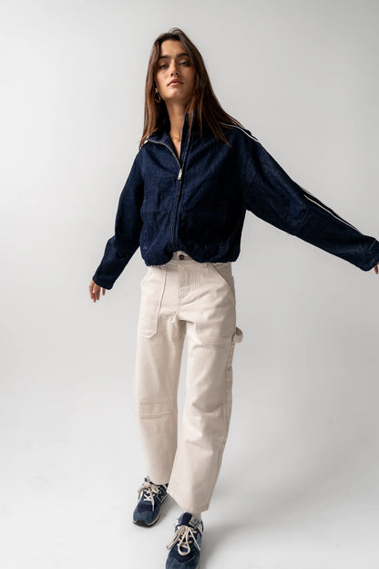 Scottie Barrel Jeans in Ecru FINAL SALE