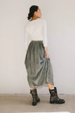 Grace Floral Tulle Skirt in Teal FINAL SALE