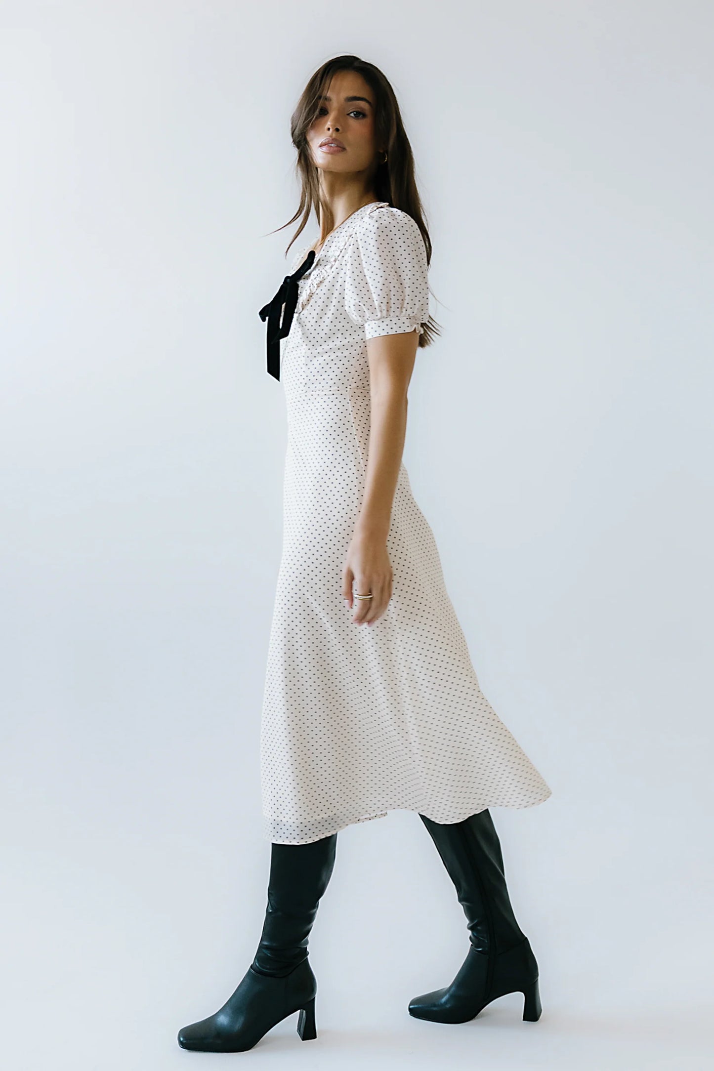 Chloe Polka Dot Midi Dress FINAL SALE