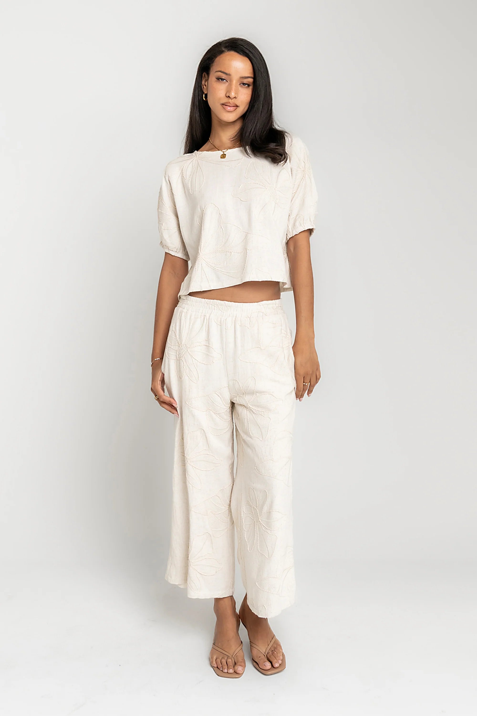 Kortney Floral Wide Leg Pants