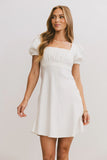 Harlee Lace Trim Mini Dress FINAL SALE
