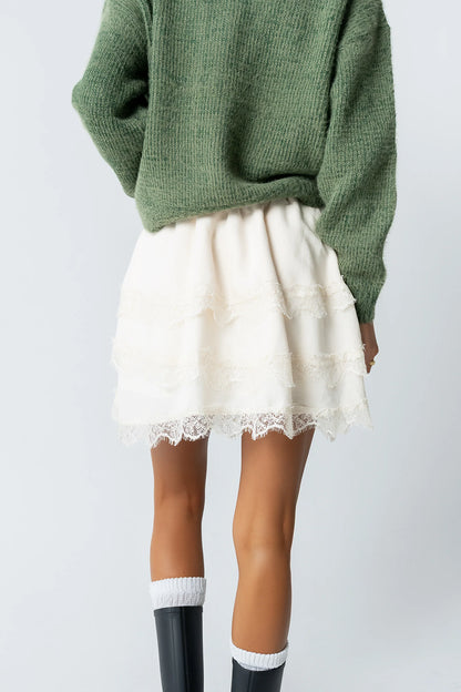 Marsha Lace Mini Skirt FINAL SALE