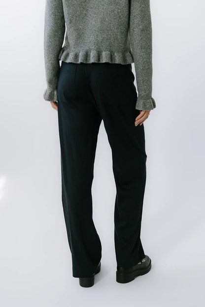 Lander Wide Leg Pants in Navy