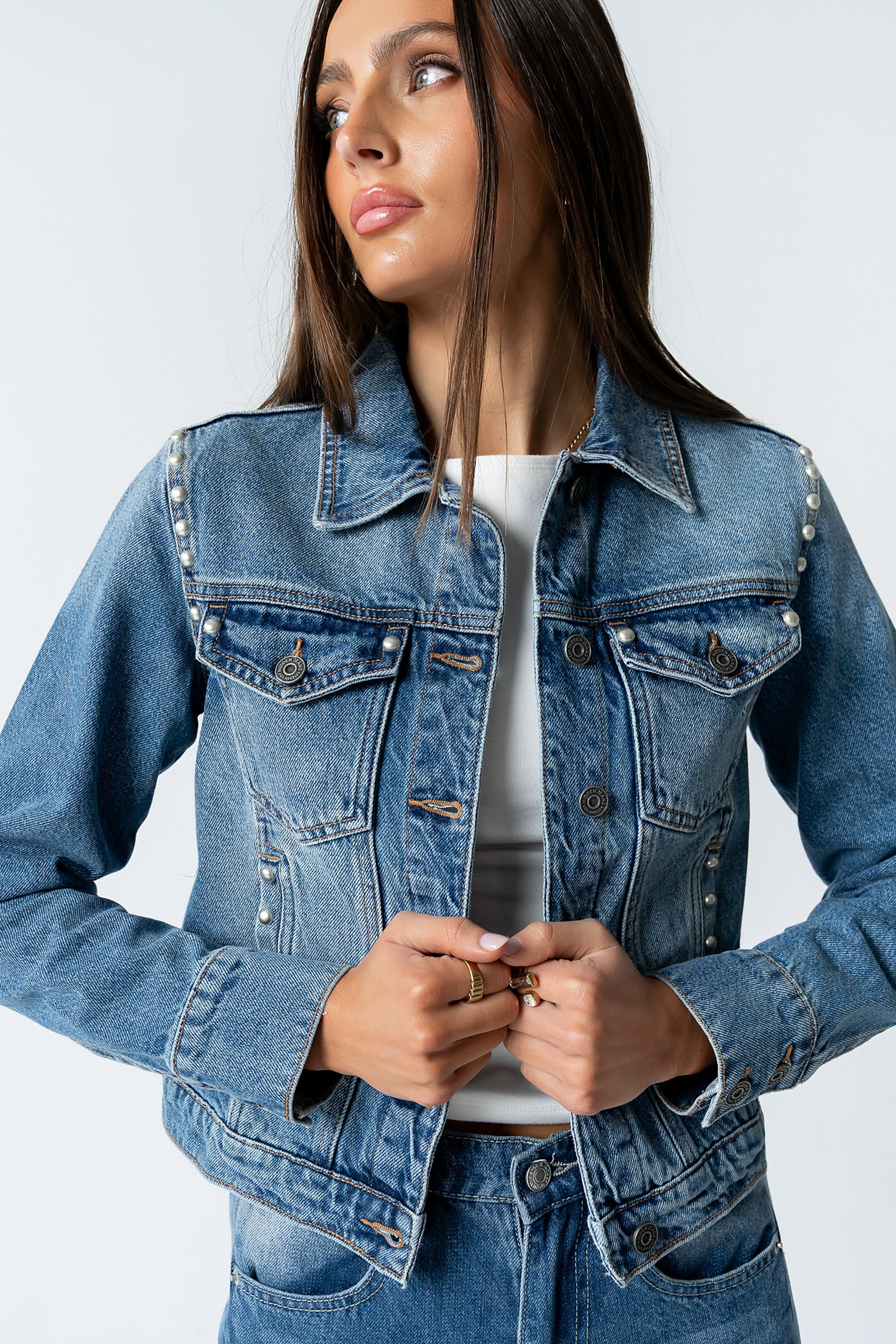 Majorca Studded Denim Jacket