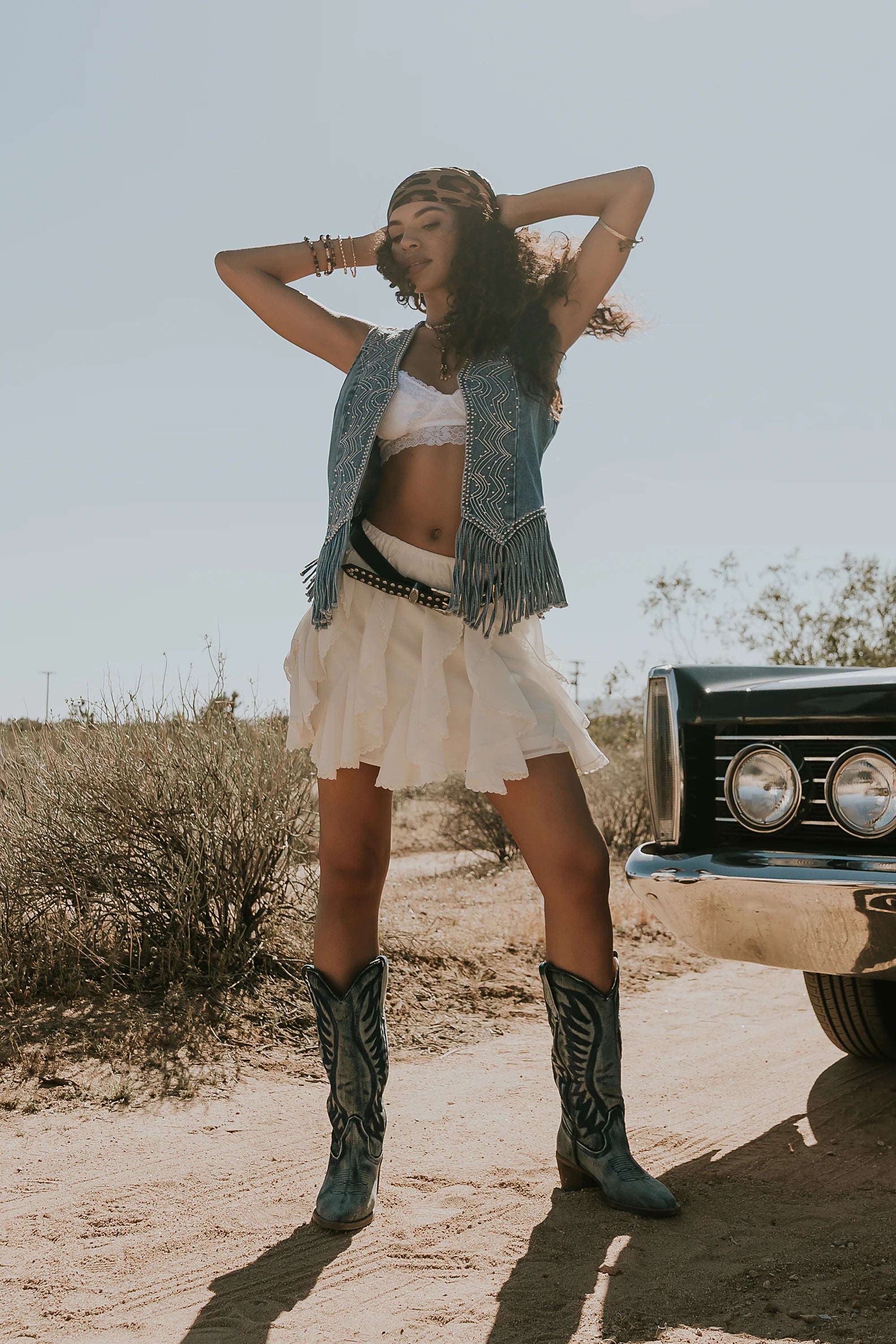 Taysha Denim Vest