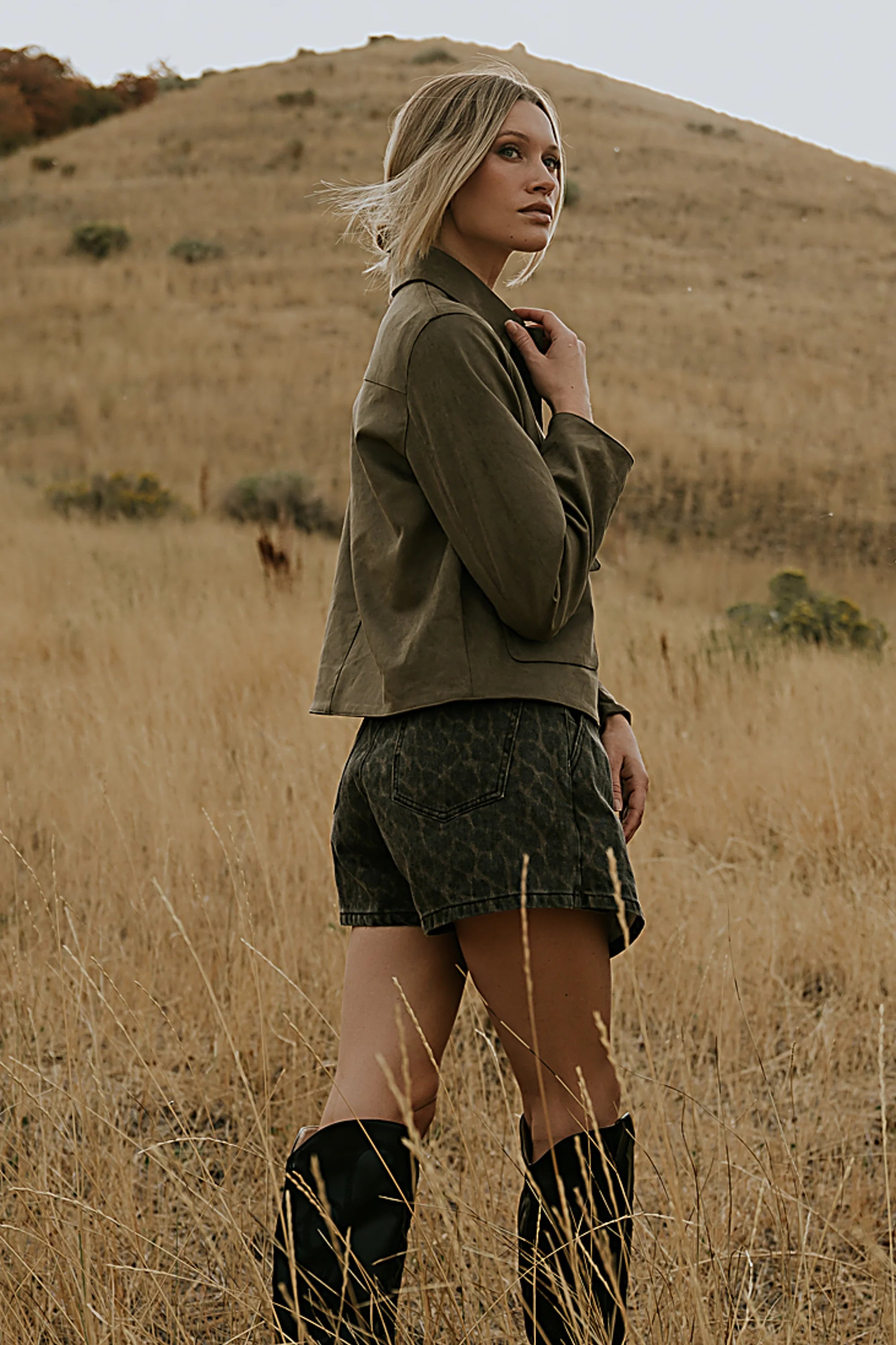 Luka Leopard Mini Skort FINAL SALE