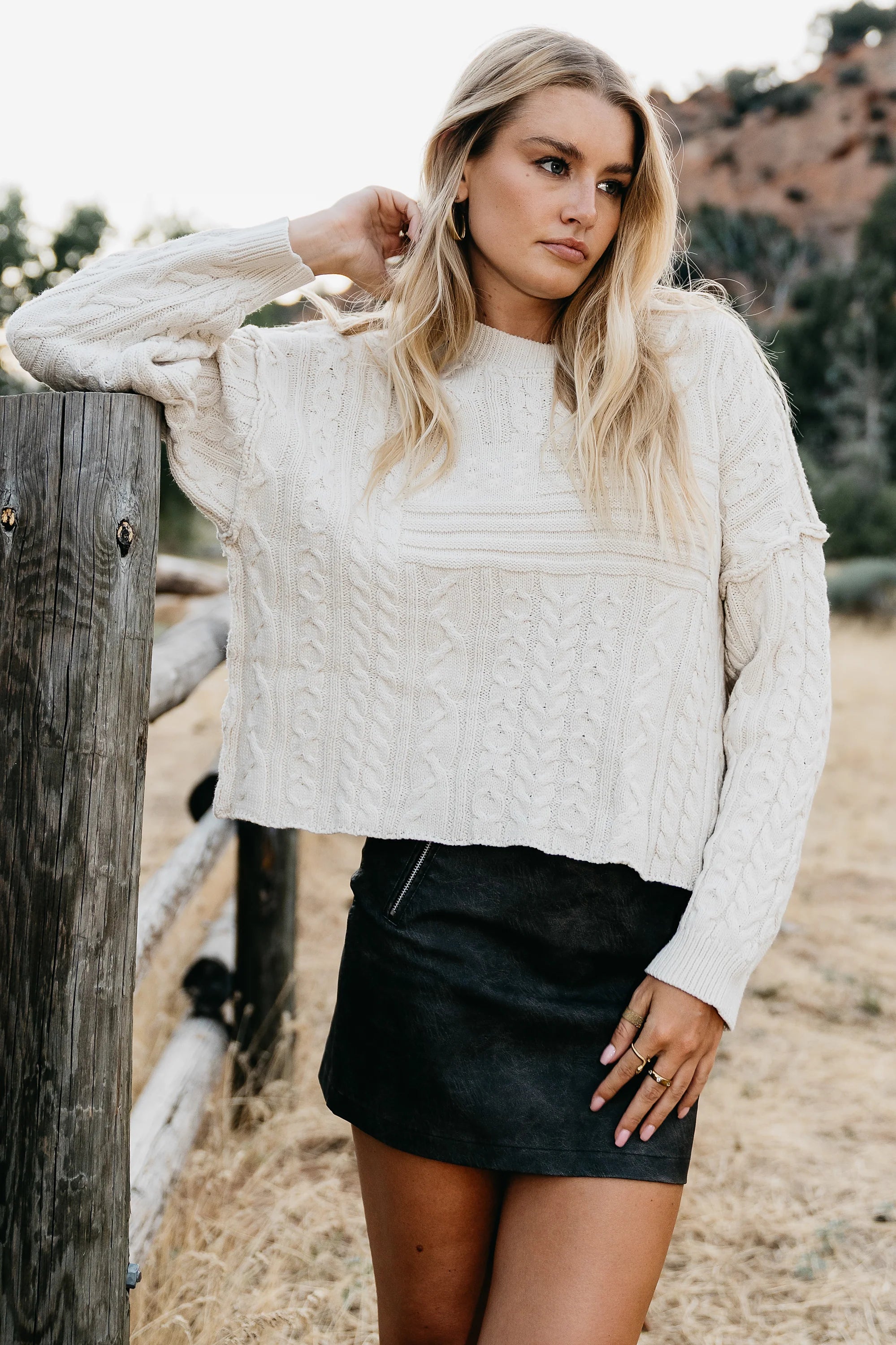Scout Cable Knit Sweater FINAL SALE