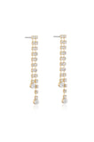 Crystal Sun Shower Dangle Earrings