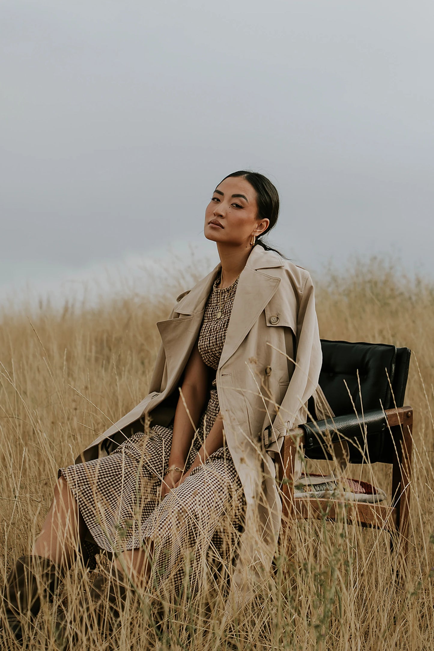 Rachel Trench Coat in Tan FINAL SALE