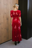 Ratana Velvet Floral Maxi Dress FINAL SALE