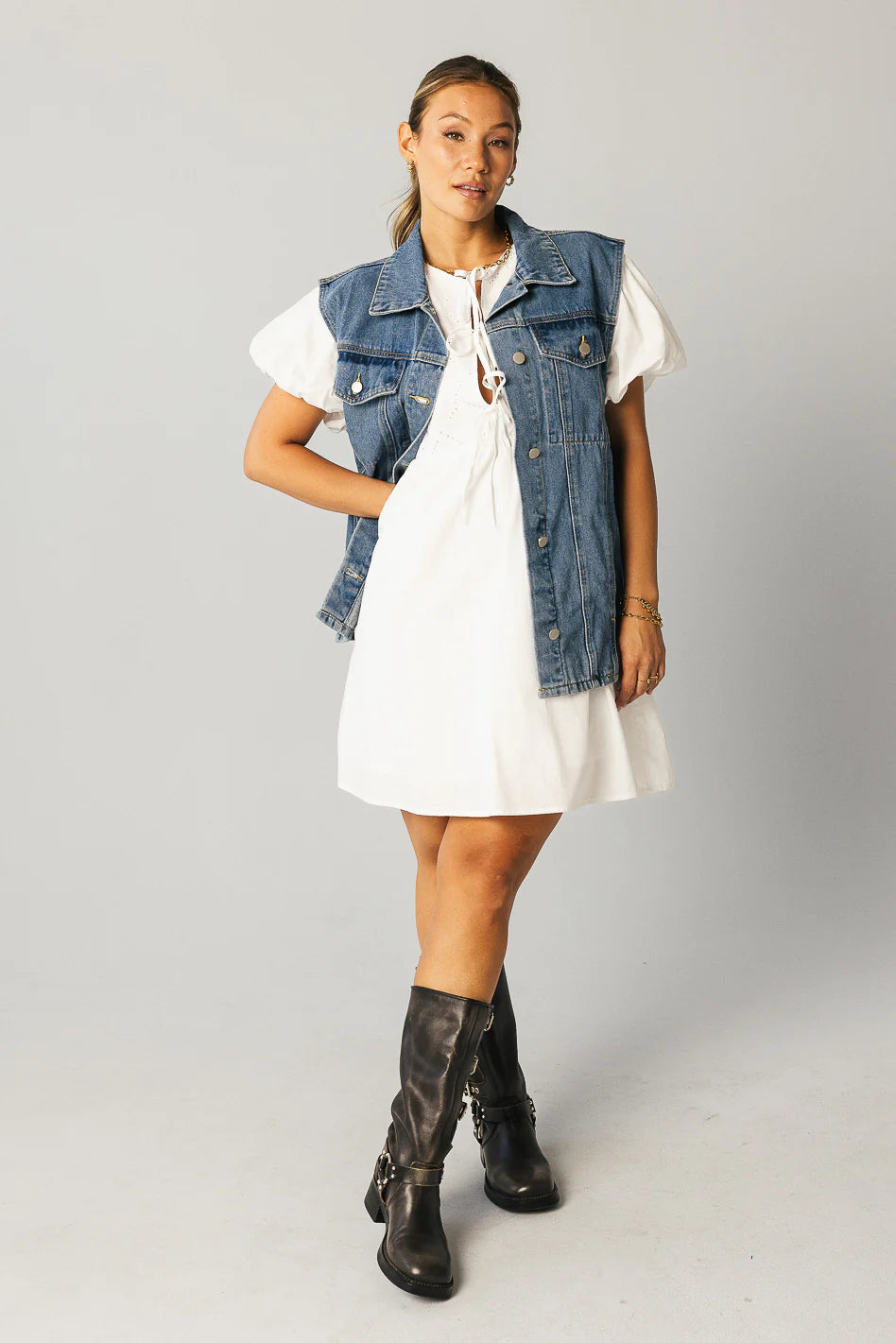 Penn Bow Mini Dress FINAL SALE