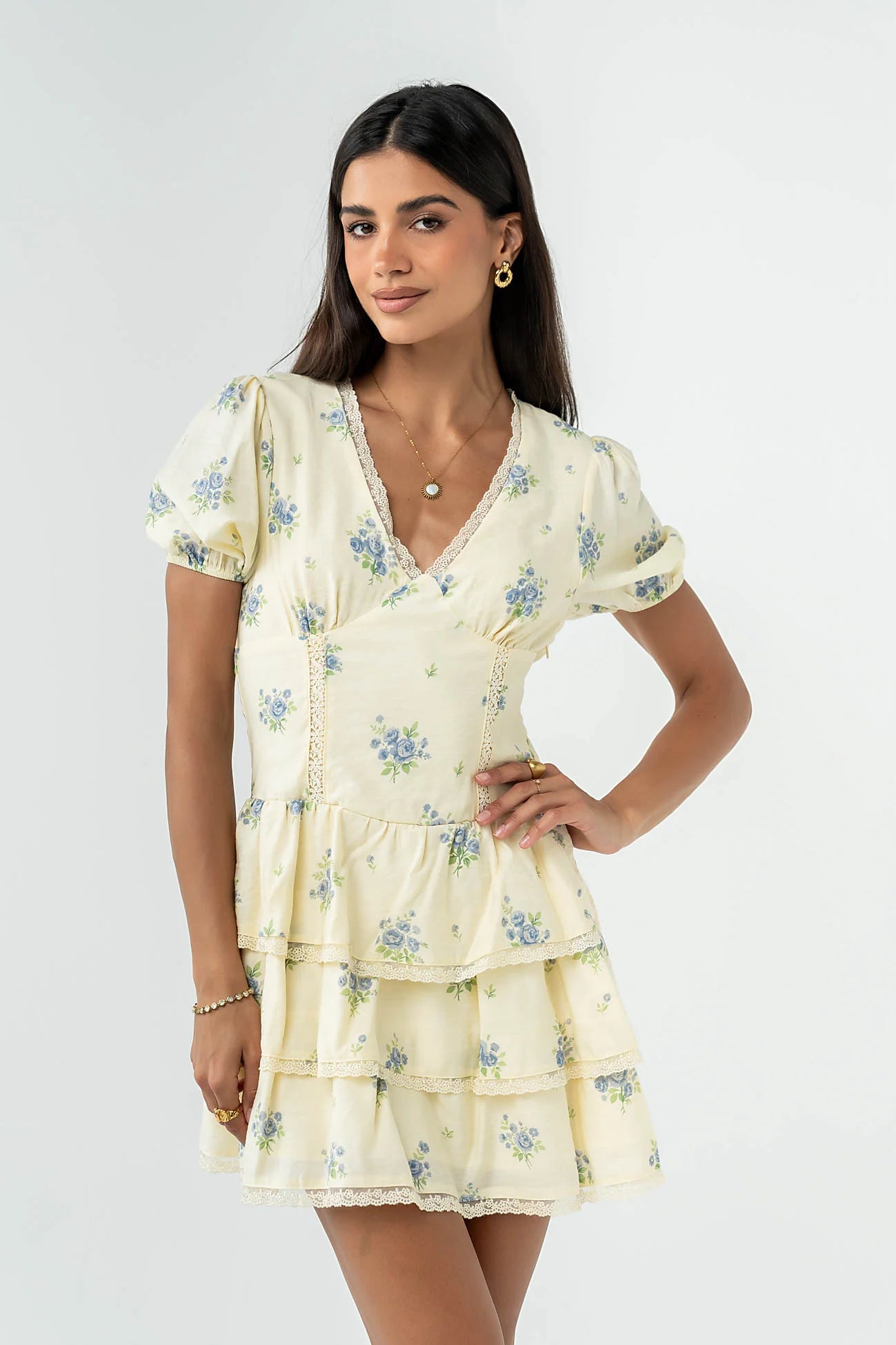 Marina Floral Mini Dress