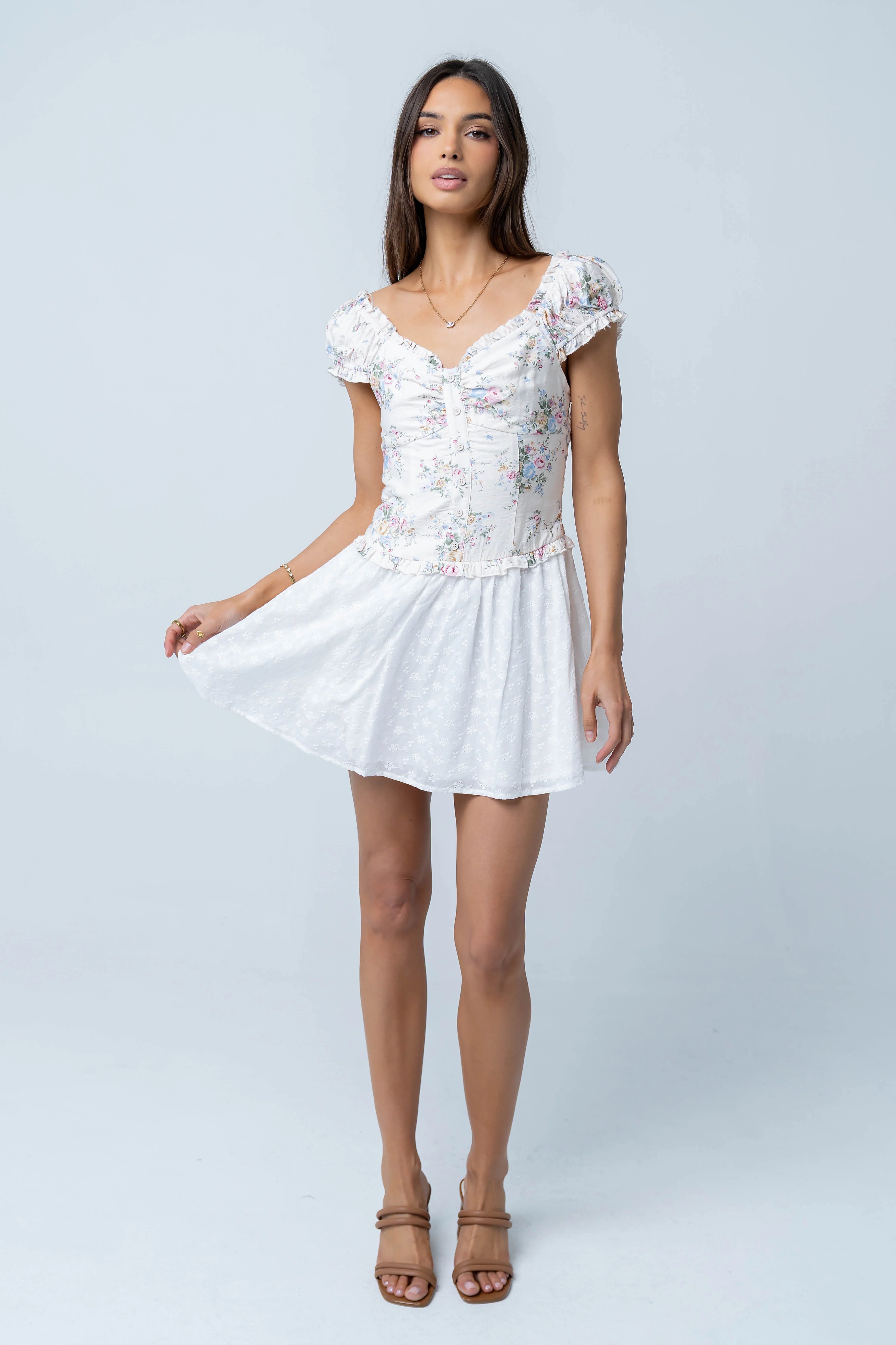 Maria Floral Mini Dress