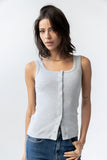 Apollo Knit Tank Top in Grey