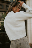 Kelly Knit Bomber Jacket in Grey FINAL SALE