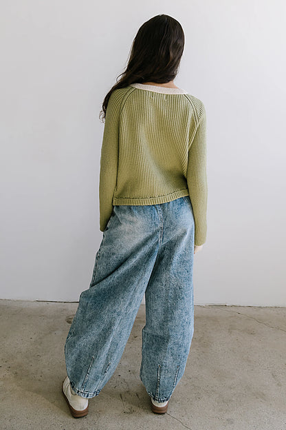 Margaret Contrast Cardigan FINAL SALE