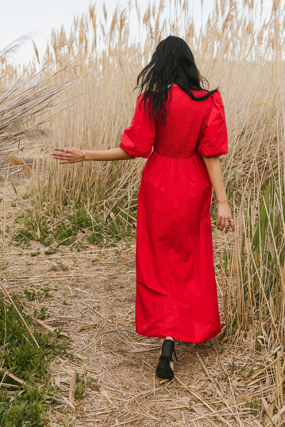 Cassia Corset Dress in Red FINAL SALE