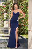 Tatum Fitted Maxi Dress Navy