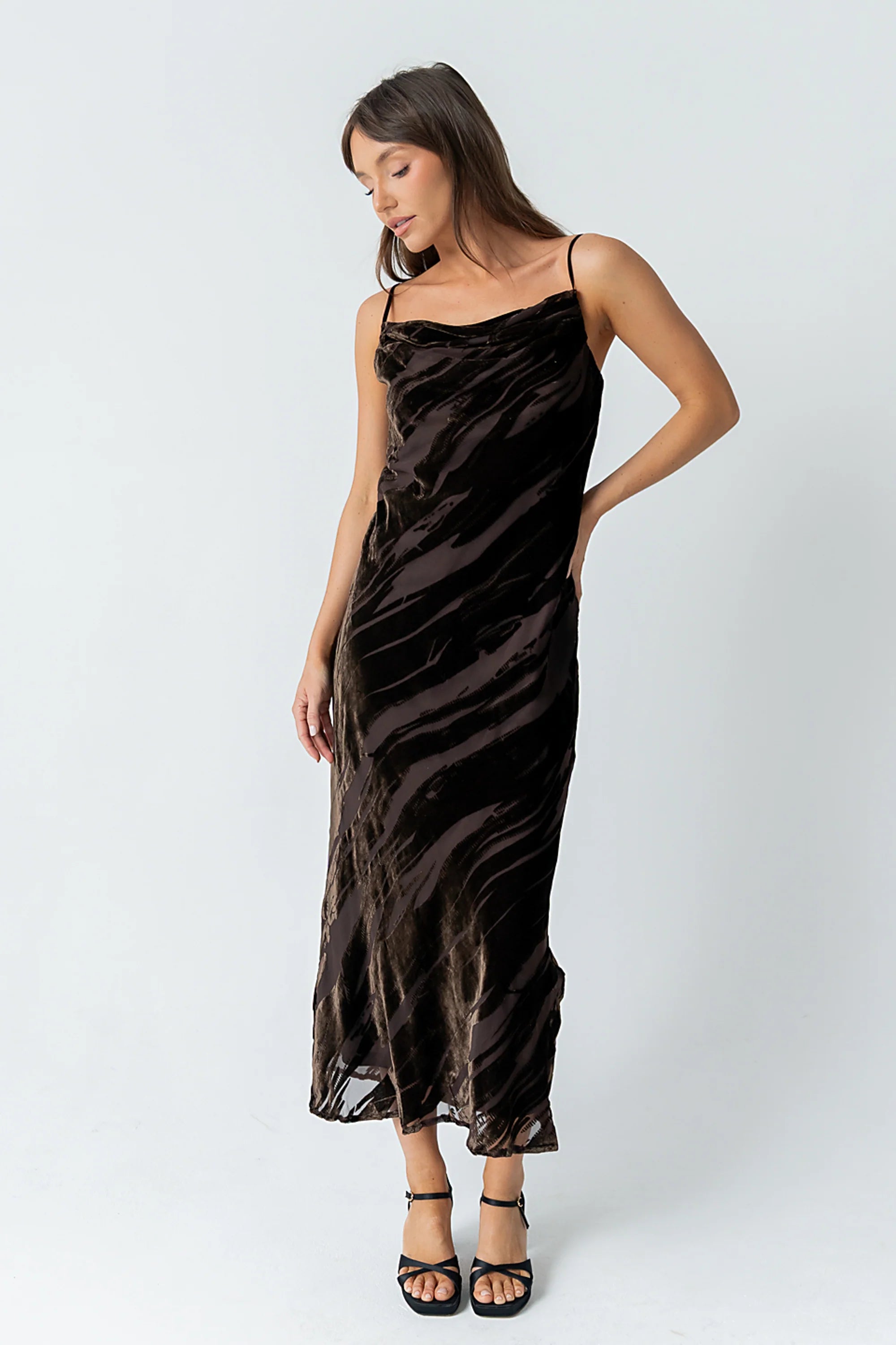 Hayden Velvet Maxi Dress