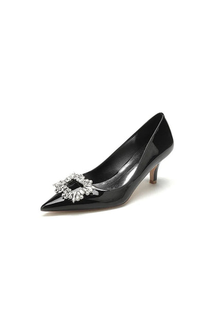 Rhinestone Pointed Toe Stiletto Heel Party Shoes