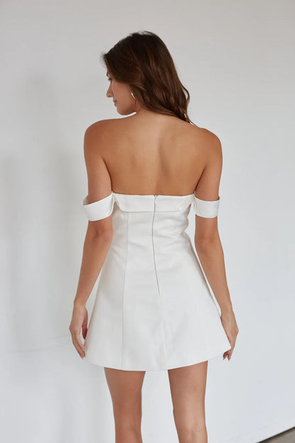 Roman Off The Shoulder Mini Dress