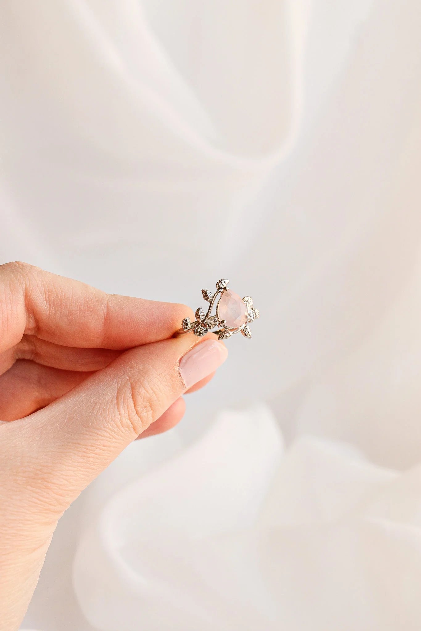 Seraphina Rose Quartz Ring