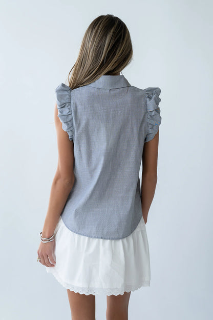 Bernie Striped Button Up
