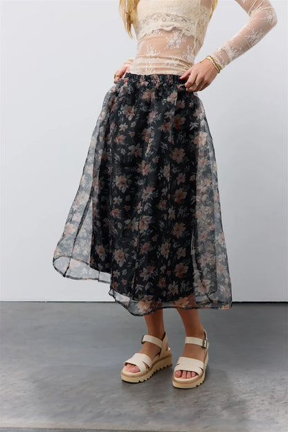 Floral Organza Skirt FINAL SALE