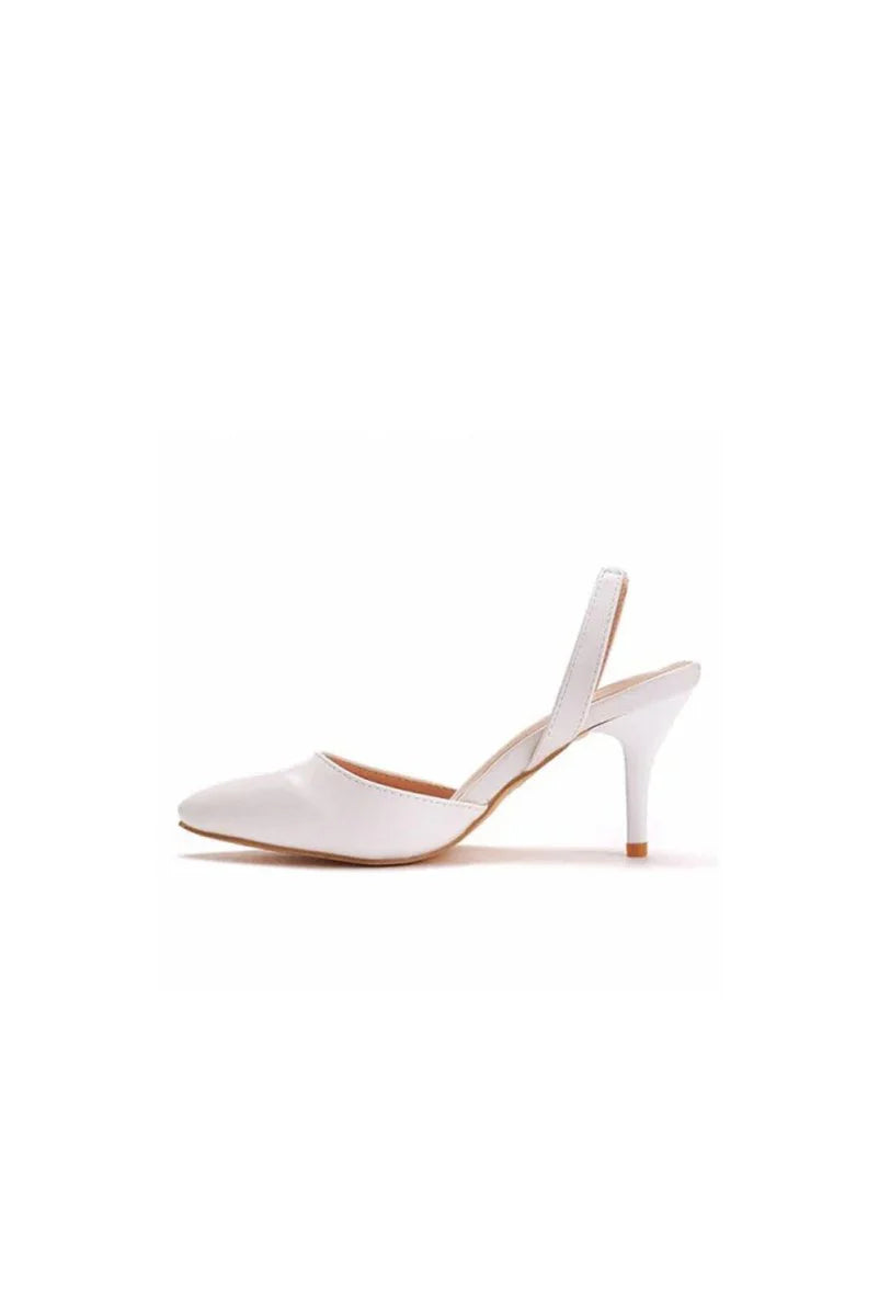 Simple Elegant Pointed Toe Stiletto Slingback High Heels
