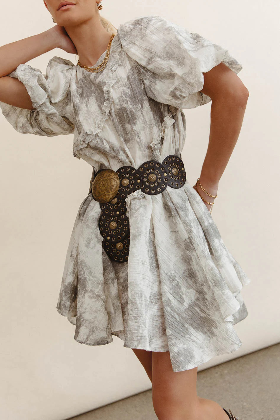 Kellie Abstract Babydoll Dress FINAL SALE