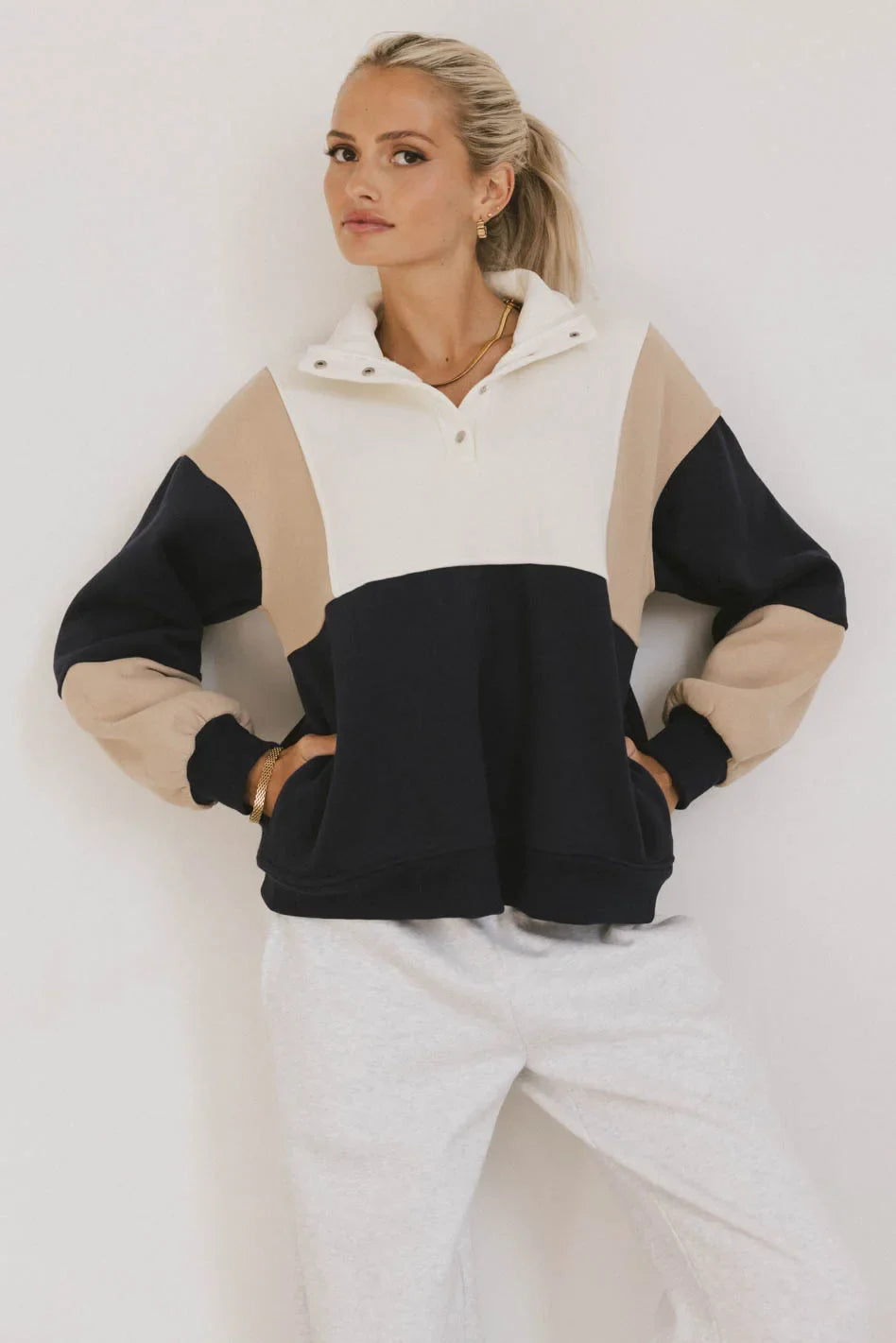 Marcus Quarter Snap Sweatshirt FINAL SALE