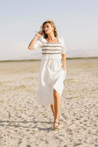 Sinead Smocked Back Midi Dress FINAL SALE