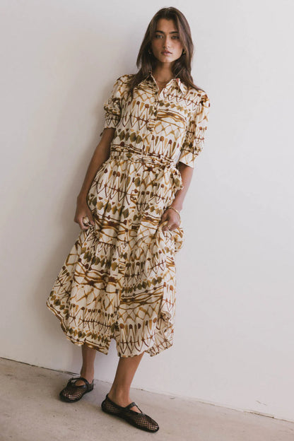 Tamara Abstract Midi Dress FINAL SALE
